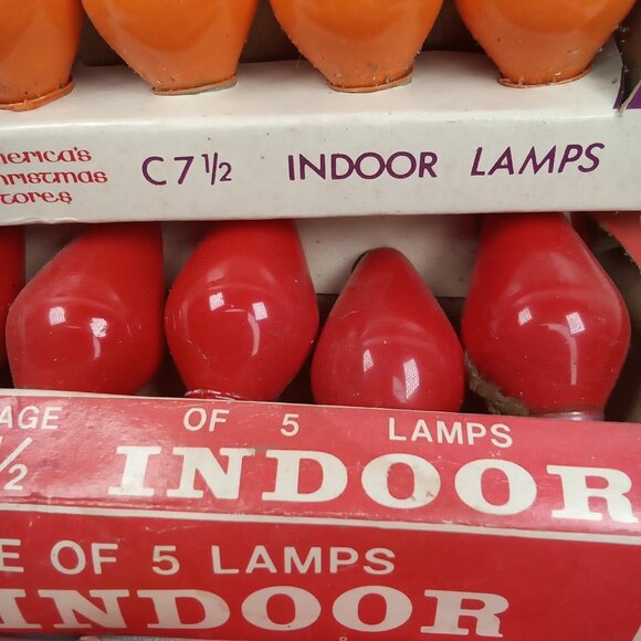Vintage Christmas Bulbs In Original Box Set Of 3 GE Woolworths & Kmart 1970s - Picture 4 of 10
